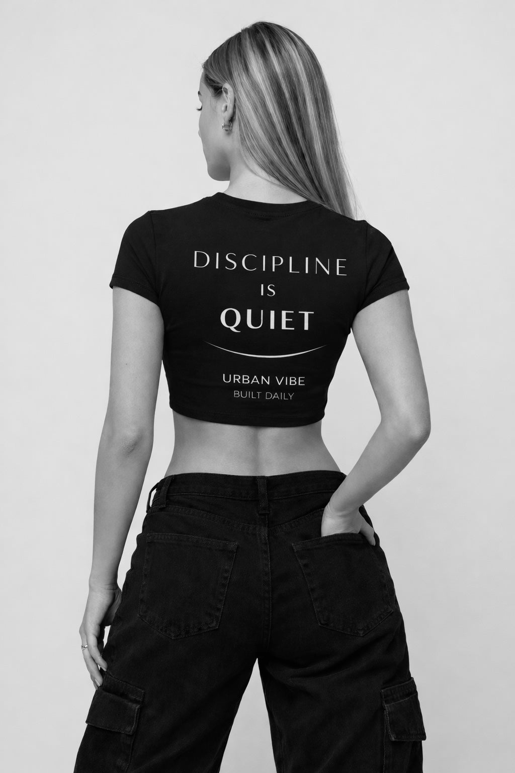 Urban Vibe - QUIET -  Crop Top