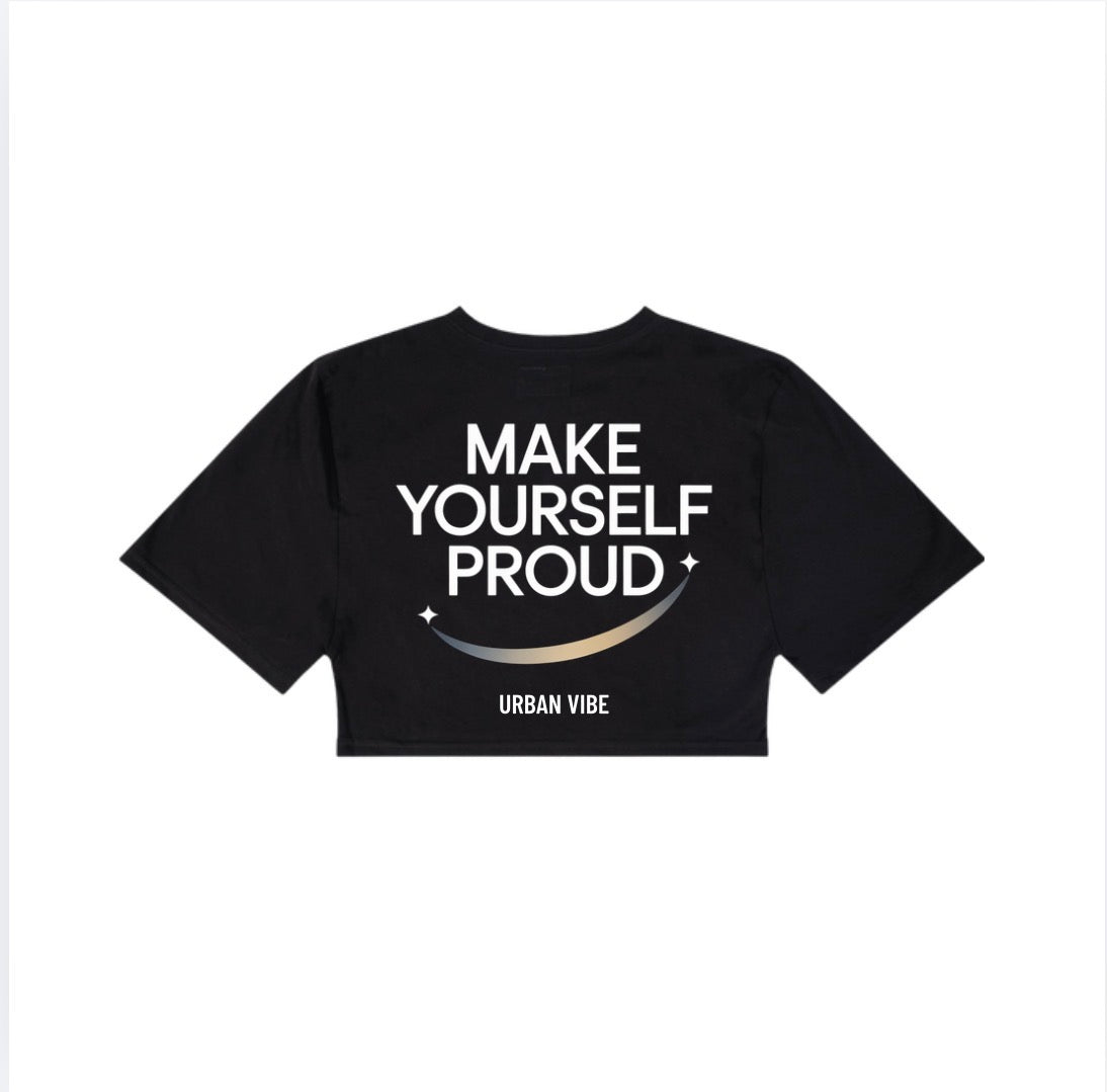 Urban Vibe - PROUD -  Crop Top