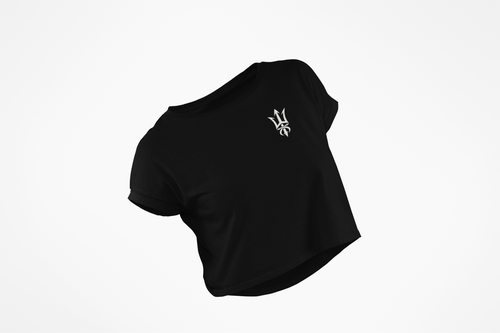 CROP-TOP BASIC - BLACK